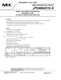 Datasheet UPD4664312F9-B65X-CR2 производства NEC
