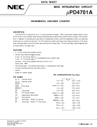 Datasheet UPD4701A производства NEC