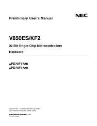 Datasheet UPD70F3728 производства NEC