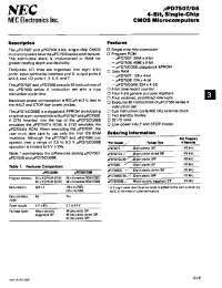 Datasheet UPD7507 производства NEC