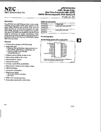 Datasheet UPD75P54G производства NEC
