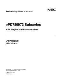 Datasheet UPD780973A производства NEC
