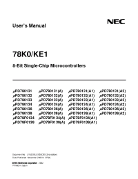 Datasheet uPD78F0134 производства NEC