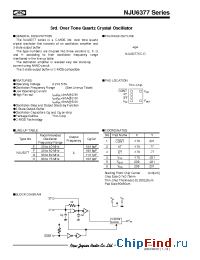 Datasheet NJU6377C производства NJRC