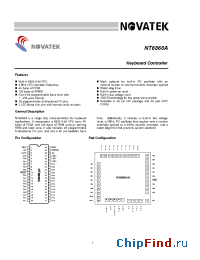 Datasheet NT6868AH-0046 производства Novatek