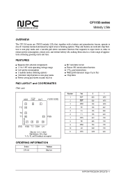 Datasheet CF1155 производства NPC