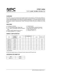 Datasheet CF5011AND производства NPC
