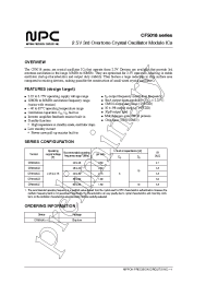 Datasheet CF5018ALA производства NPC