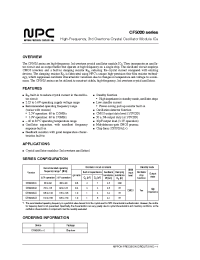 Datasheet CF5020ALA производства NPC