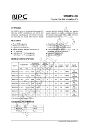 Datasheet CF5022A1-2 производства NPC