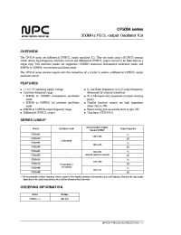 Datasheet CF5034BA производства NPC