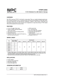 Datasheet CF5073A1 производства NPC