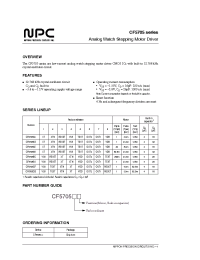 Datasheet CF5705 производства NPC