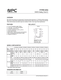Datasheet CF5760AA производства NPC