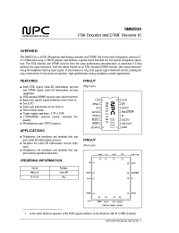 Datasheet CF8223A производства NPC