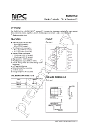 Datasheet CF9501A производства NPC