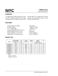 Datasheet SM5003AAH производства NPC