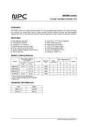 Datasheet SM5005ALBV производства NPC