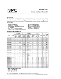 Datasheet SM5006AHDS производства NPC
