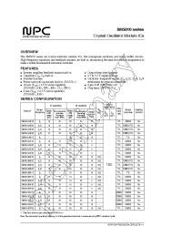Datasheet SM5010AH3S производства NPC