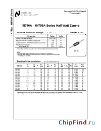 Datasheet 1N749A manufacturer National Semiconductor