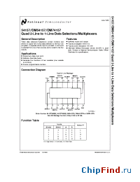 Datasheet 54157 manufacturer National Semiconductor