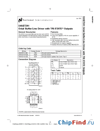 Datasheet 54ABT241J-QML manufacturer National Semiconductor