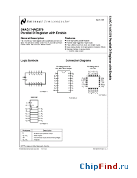 Datasheet 54AC378 производства National Semiconductor