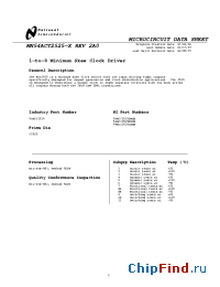 Datasheet 54ACT2525FMQB производства National Semiconductor