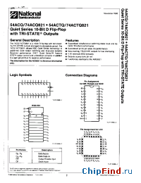 Datasheet 54ACTQSD производства National Semiconductor
