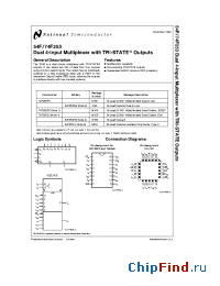 Datasheet 54F253DMQB производства National Semiconductor