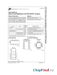 Datasheet 54F257ADMQB производства National Semiconductor