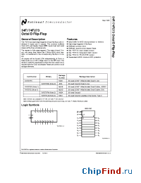 Datasheet 54F273DM производства National Semiconductor