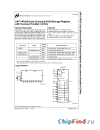 Datasheet 54F299DM производства National Semiconductor