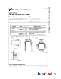 Datasheet 54F378FMQB производства National Semiconductor