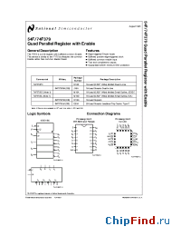 Datasheet 54F379DMQB производства National Semiconductor