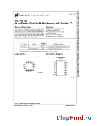 Datasheet 54F413D-MQB производства National Semiconductor