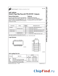 Datasheet 54F534DM производства National Semiconductor