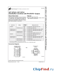 Datasheet 54F540DMQB производства National Semiconductor