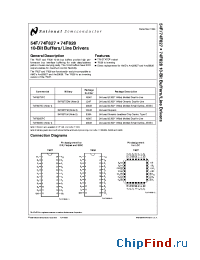 Datasheet 54F827LM производства National Semiconductor