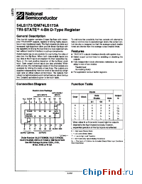 Datasheet 54LS173DMQB производства National Semiconductor