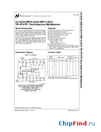 Datasheet 54LS253 производства National Semiconductor