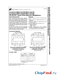 Datasheet 54LS257AFMQB производства National Semiconductor