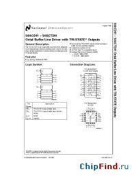 Datasheet 5962-87551012A производства National Semiconductor