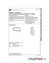 Datasheet 5962-8960101BSA производства National Semiconductor