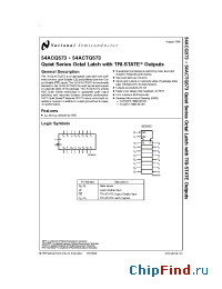 Datasheet 5962-9218001MSA производства National Semiconductor