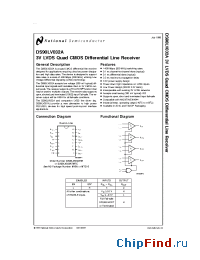 Datasheet 5962-9865201QFA производства National Semiconductor