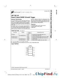 Datasheet 74F132SC производства National Semiconductor