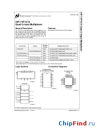 Datasheet 74F157ASC производства National Semiconductor