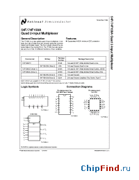Datasheet 74F158ADCQB производства National Semiconductor